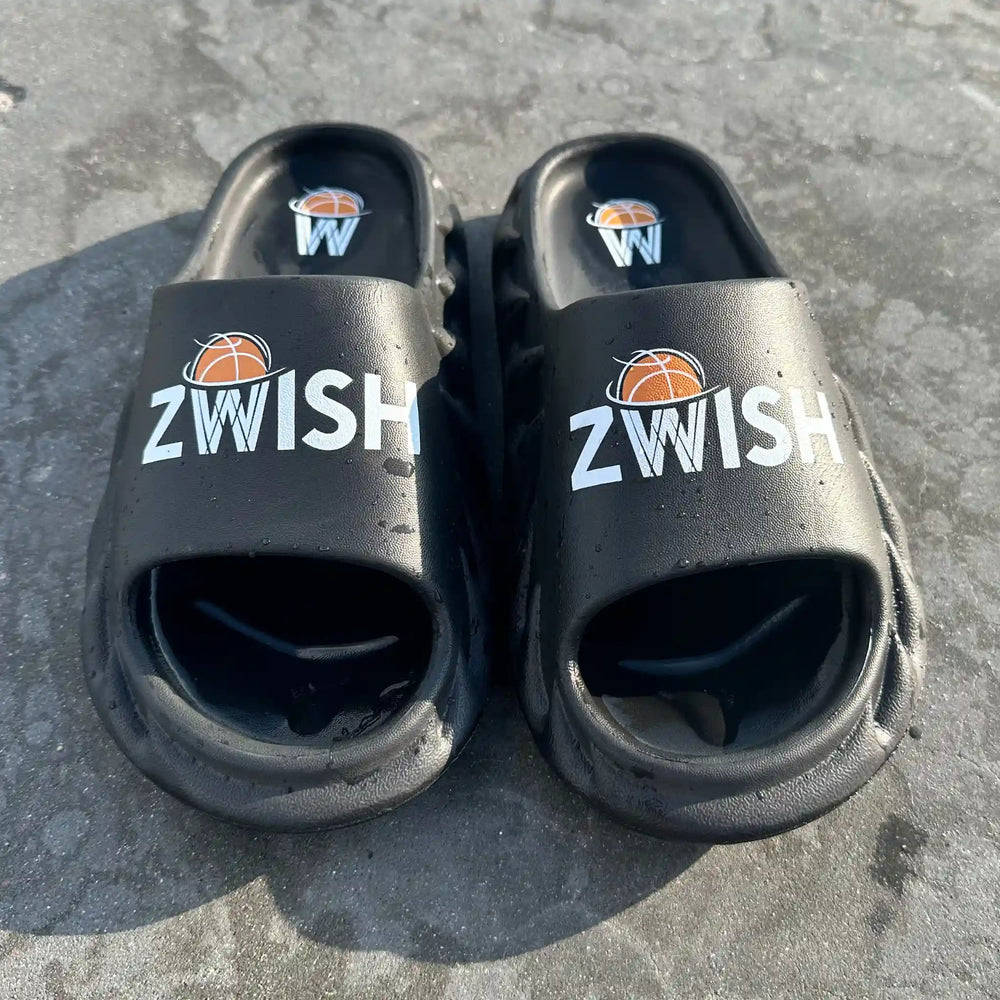 Black Slide Sandals