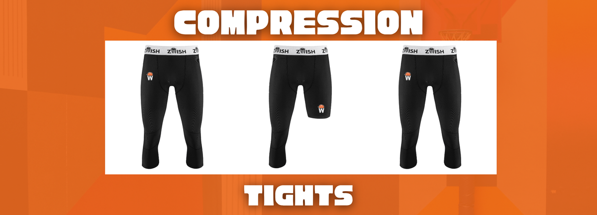 ZWISH black compression tights