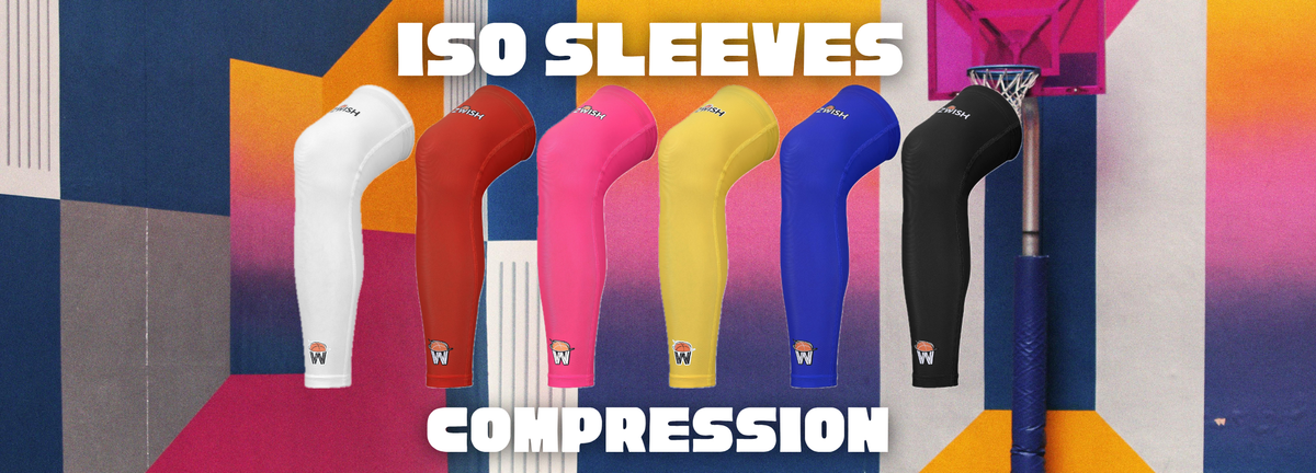 ISO sleeves in six colours in front of a graffiti court wall