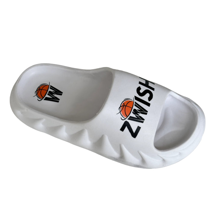 White Zlides Slippers