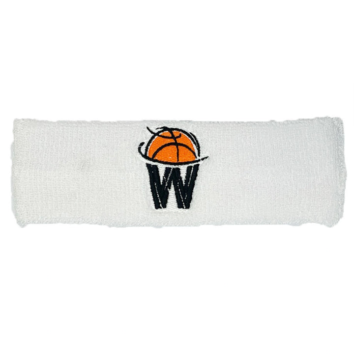 W-Logo White Headband