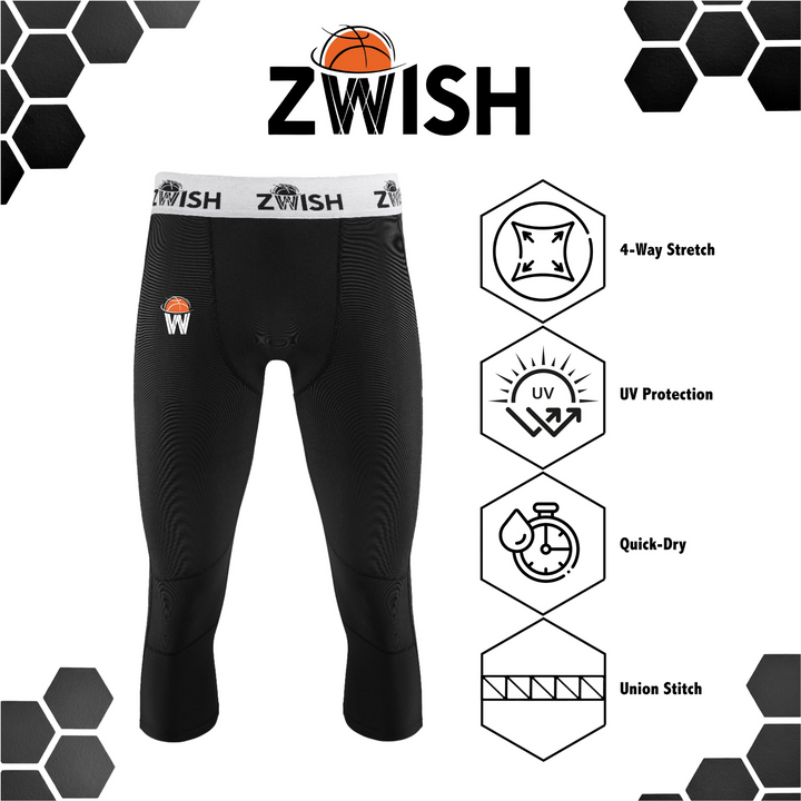 Long Compression tights (3/4 length) - ZWISH