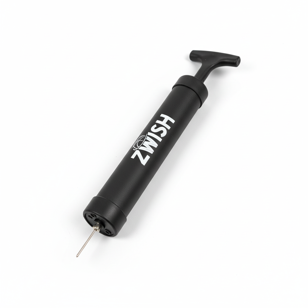 ZWISH basketball pump - angled view