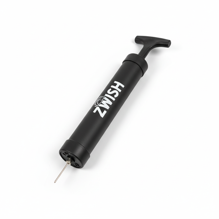 ZWISH basketball pump - angled view