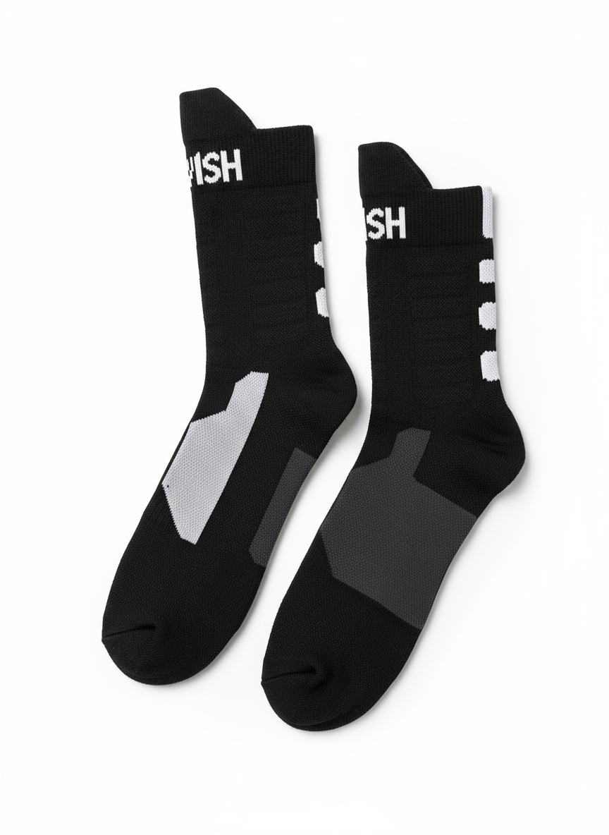 ZWISH PRO Performance basketball socks black - product photo
